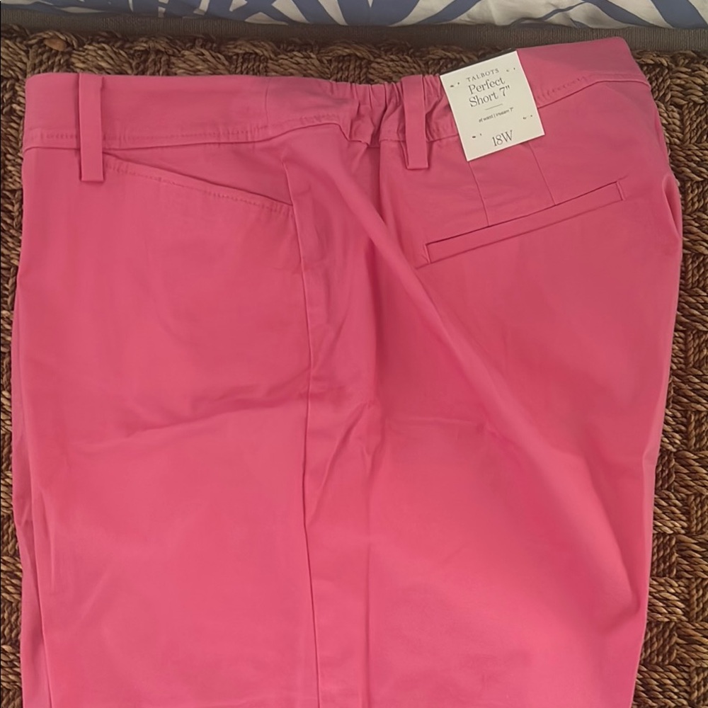 Talbots Pink Chino Shorts